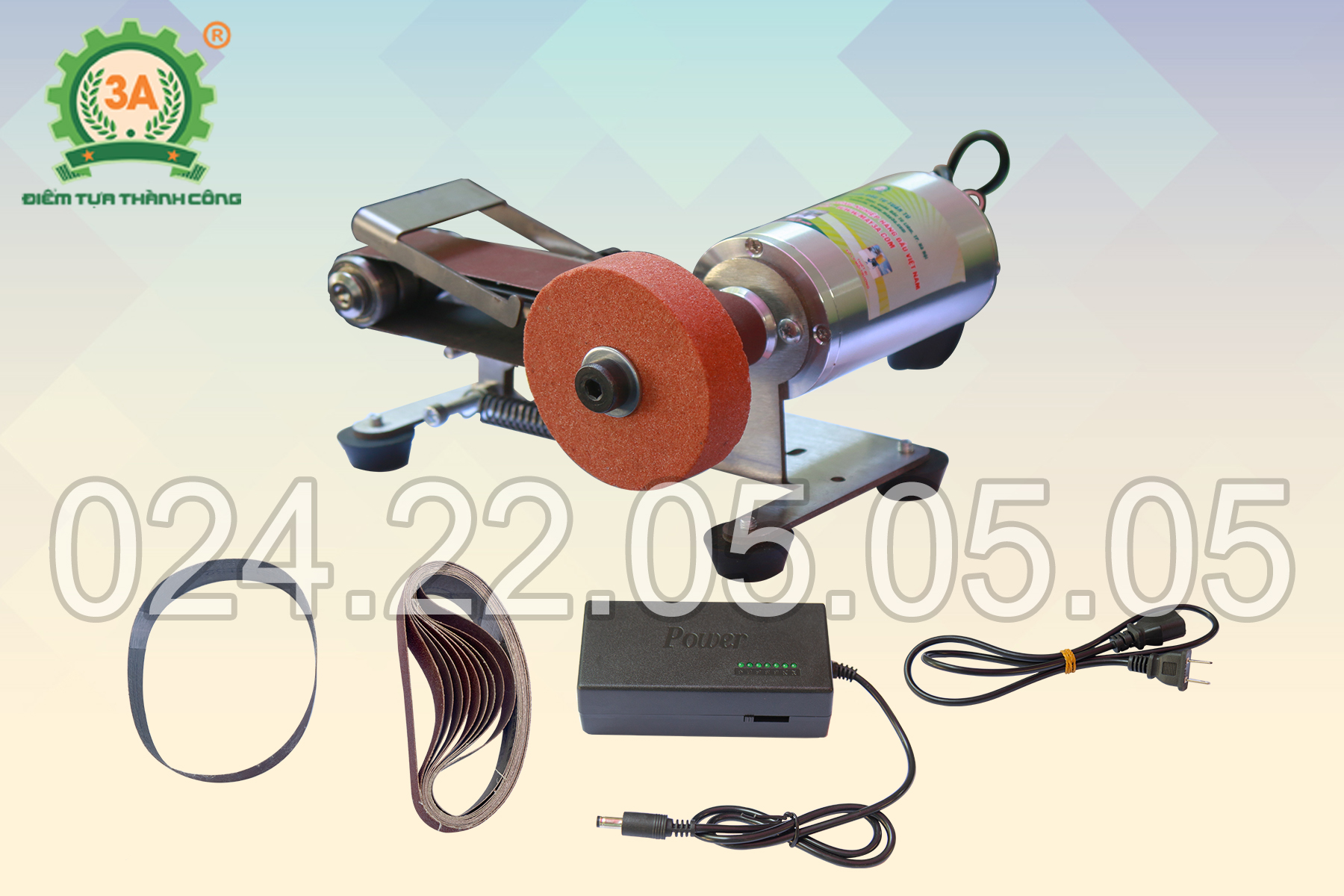 Máy mài đai nhám mini 3AMáy mài đai nhám mini 3A