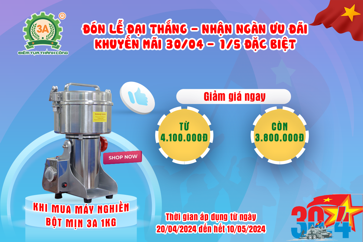 Máy xay nghiền thuốc bắc 3A1Kg