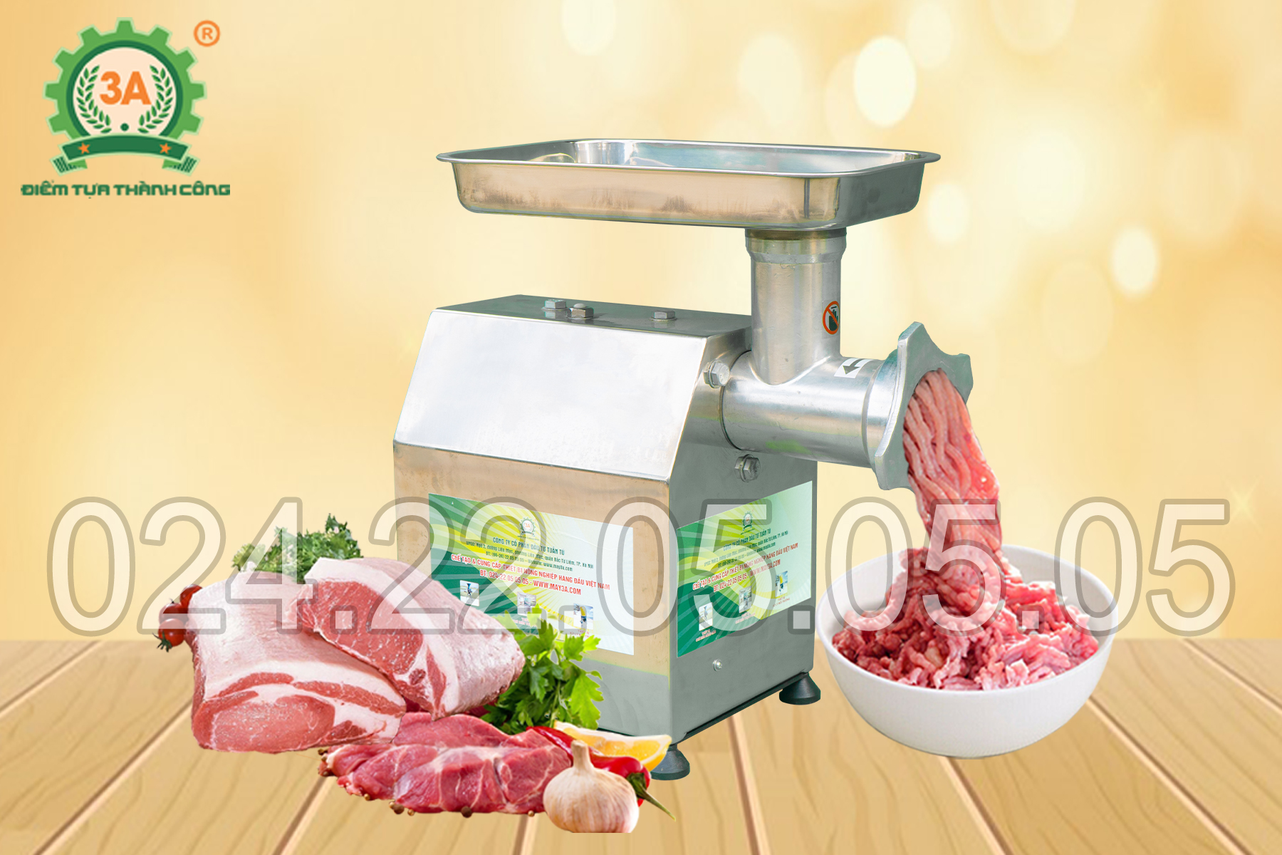 Máy nghiền thịt, đùn thịt 3A