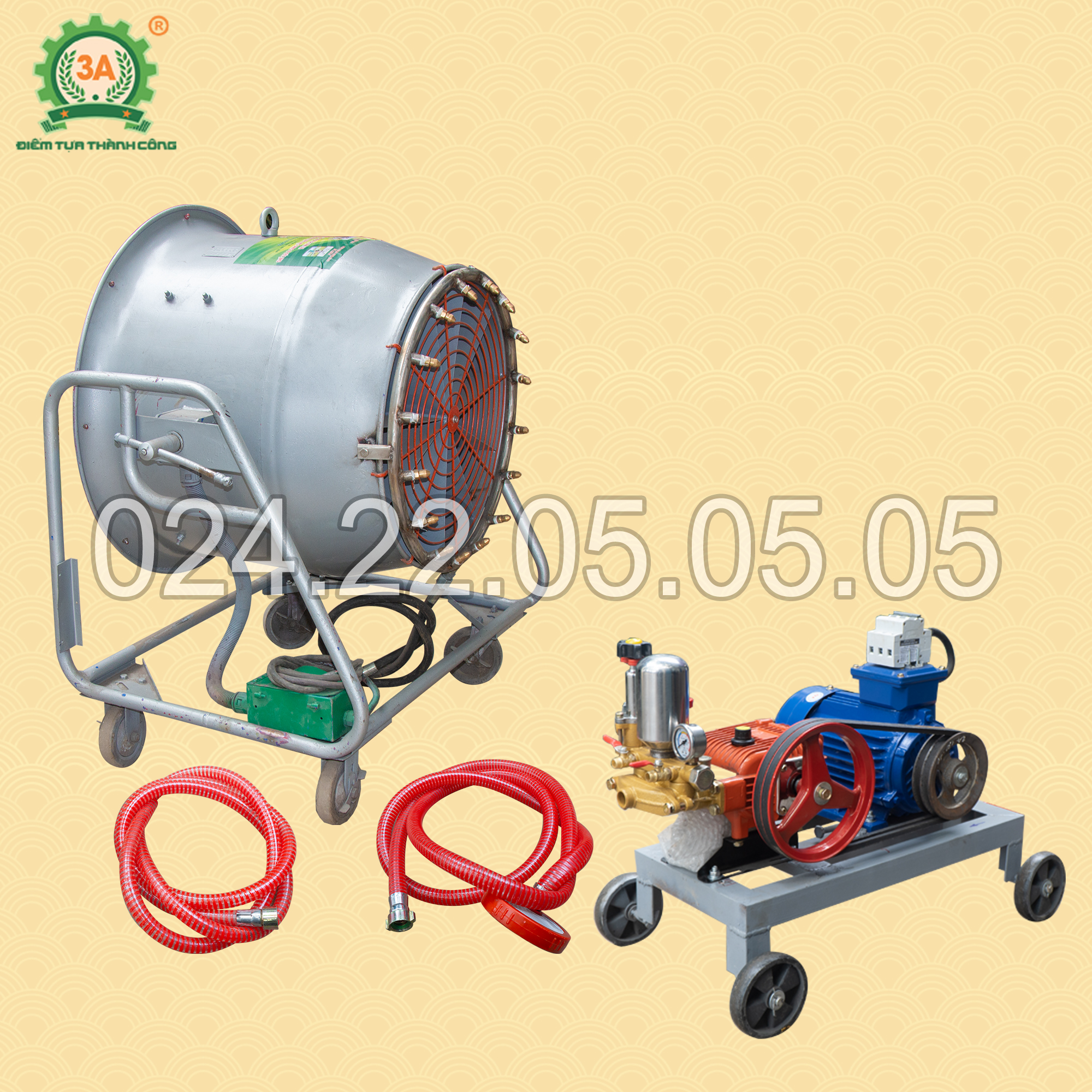 Máy phun sương làm mát công nghiệp 3A3Kw