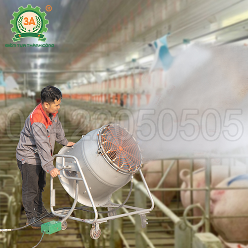 Máy phun sương làm mát công nghiệp 3A3Kw