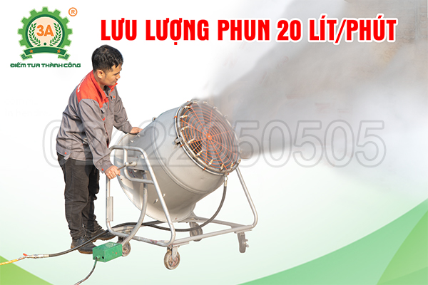 máy phun sương làm mát mái nhà