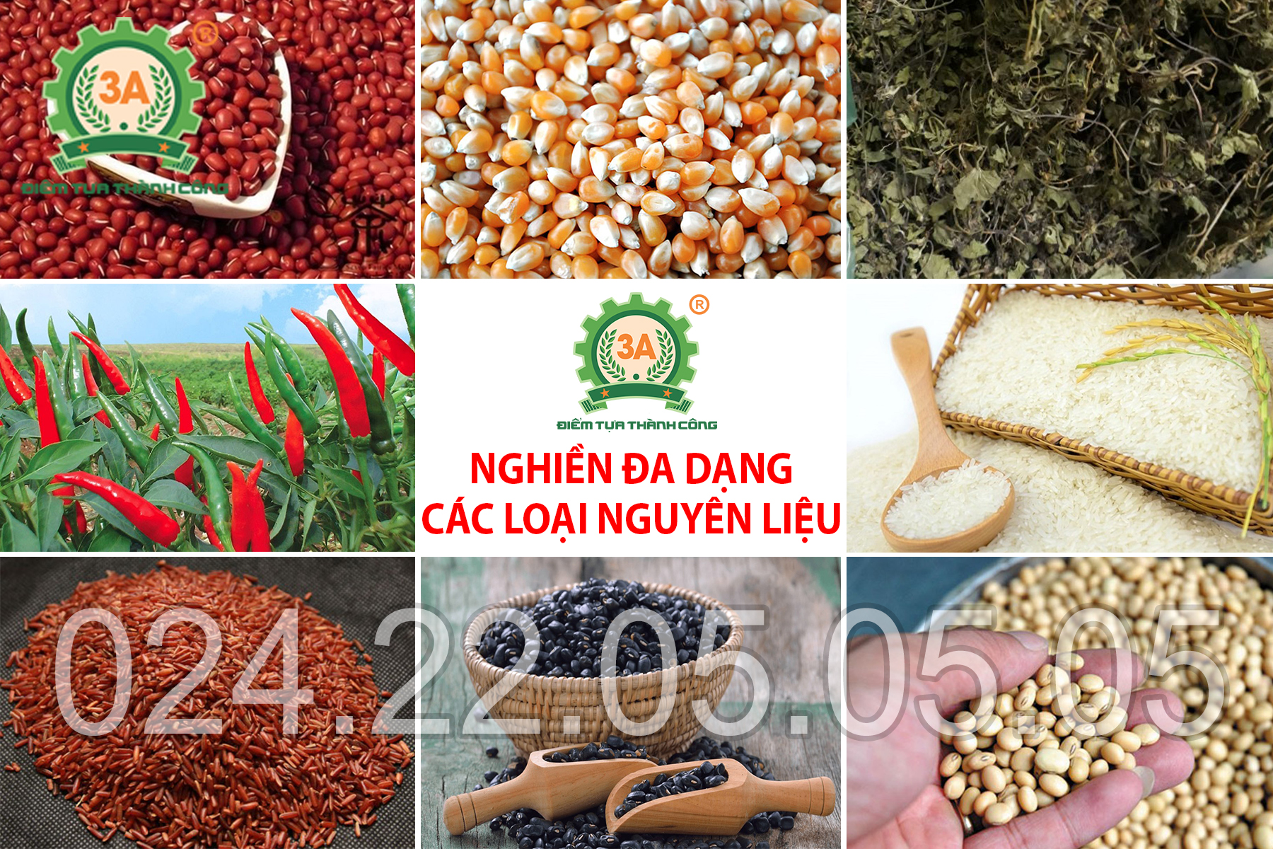 Nghiền đa dạng các loại nguyên liệu