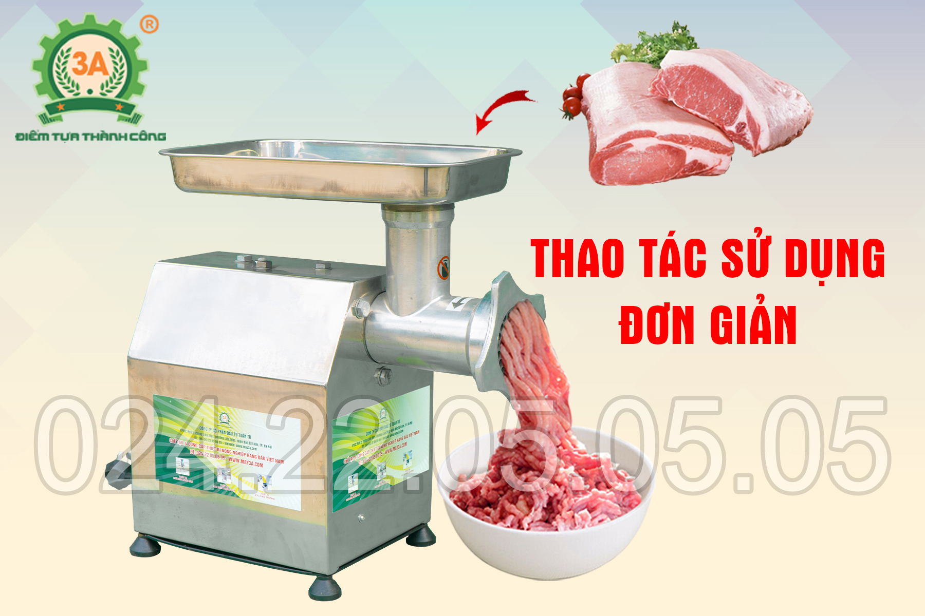 Thao tác vận hành đơn giản