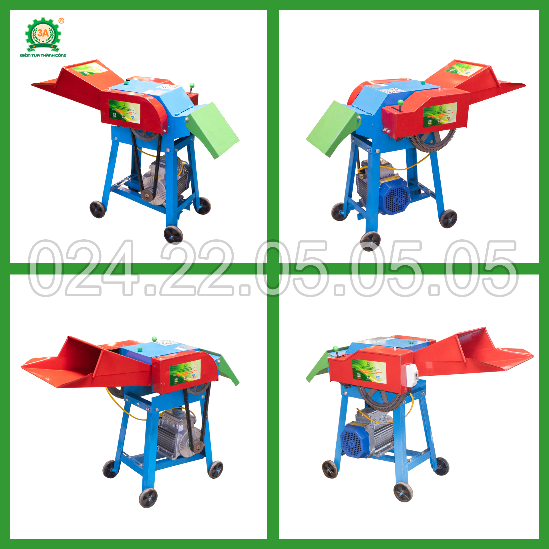Máy băm thân cây ngô, cỏ voi 3A mẫu mới