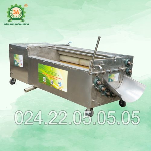 Máy rửa và chà vỏ củ quả 3A3kW