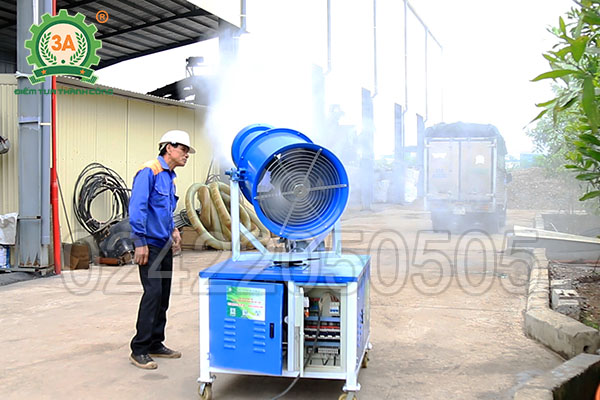 Bàn giao máy phun sương dập bụi 3A8Kw (10)