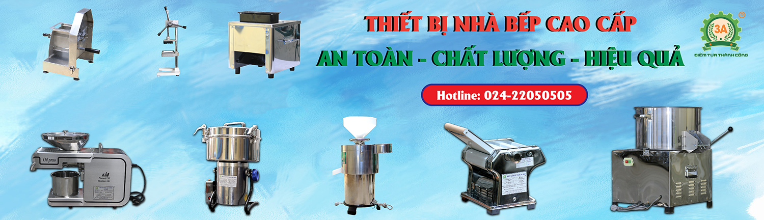 3A chế tạo máy chế biến thực phẩm theo yêu cầu chất lượng hàng đầu Việt Nam