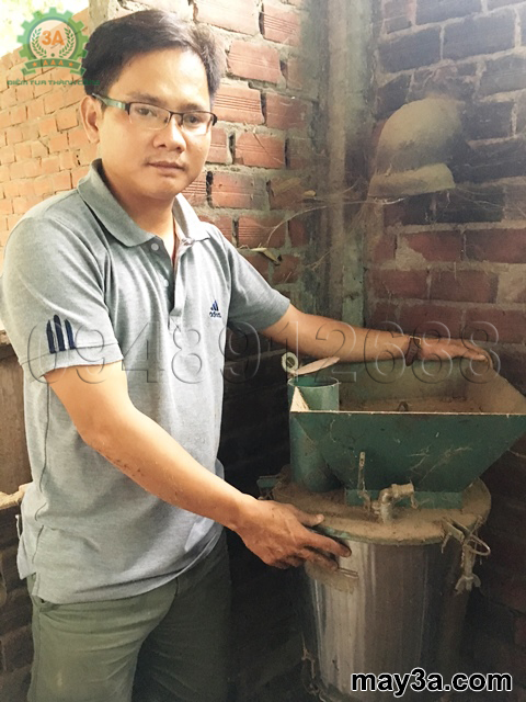 Máy băm nghiền đa năng 3A - Xay bột bã mía trong nuôi tôm