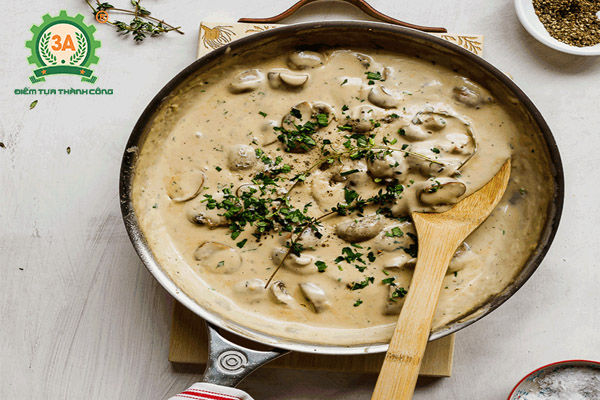 Cách làm nước sốt bò bít tết: Nước sốt Mushroom sauce