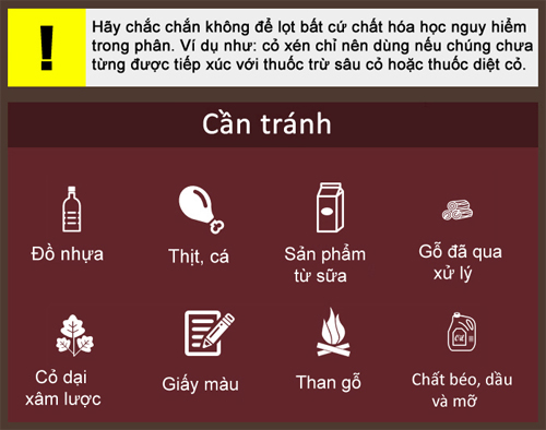 Sử dụng rác thải từ nhà bếp để làm phân hữu cơ: Một số loại rác không nên sử dụng