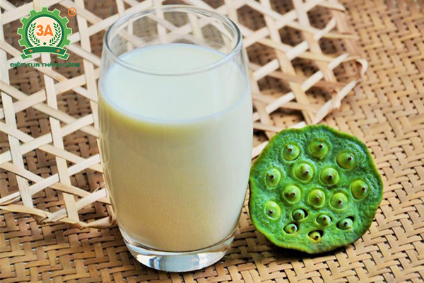 Cách làm sữa đậu xanh hạt sen