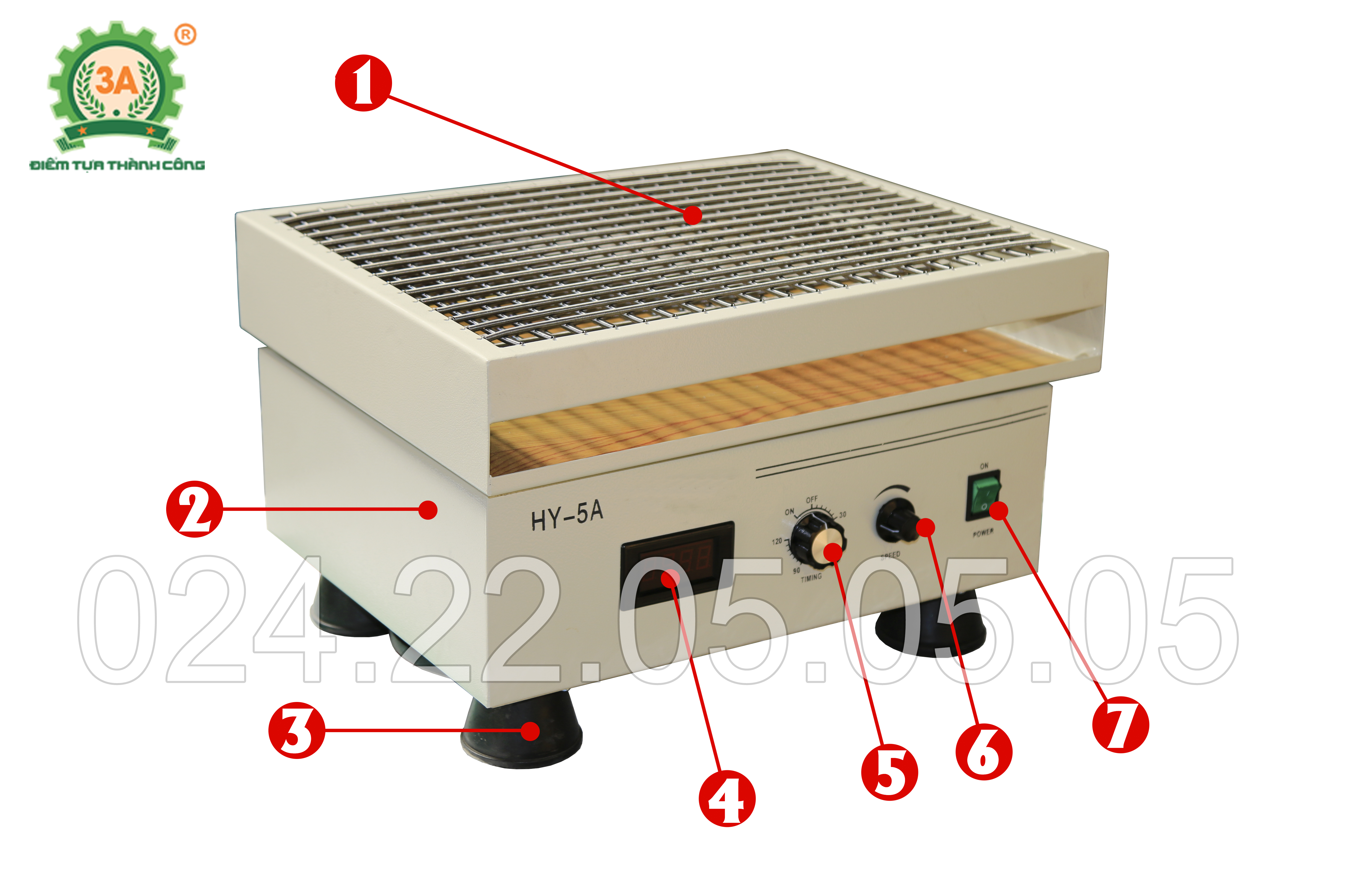 Cấu tạo của máy lắc tron 3a