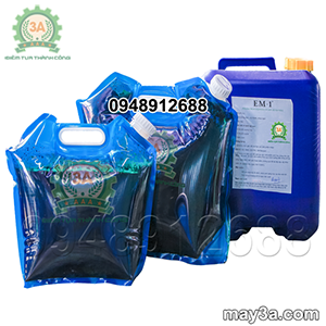 Chế phẩm sinh học EM để sản xuất bột bã mía trong nuôi tôm