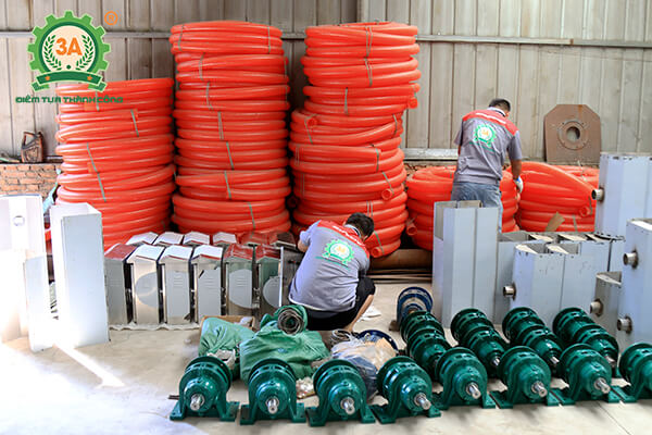 Chế tạo máy ép phân tách nước 3A (08)