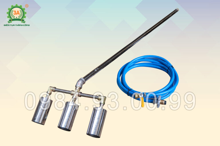 đầu khò gas công nghiệp 3 đầu đốt