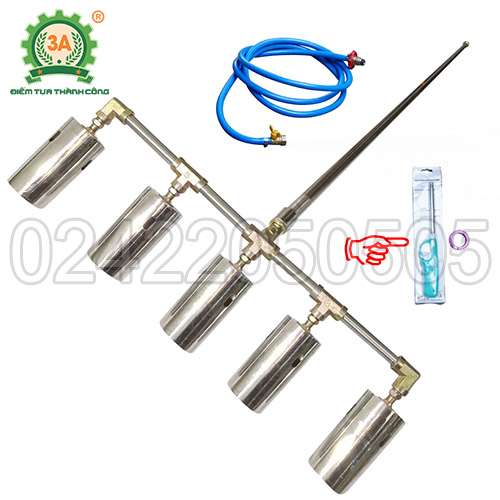 Đầu khò gas công nghiệp 3A (5 đầu khò)