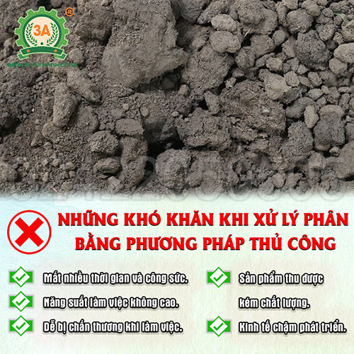 Những khó khăn thường gặp phải của các cơ sở kinh doanh cây giống khi xử lý đất và phân với số lượng lớn: