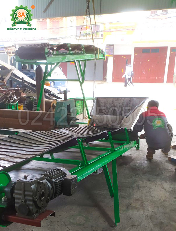 dây chuyền nghiền đất đóng bầu 3A