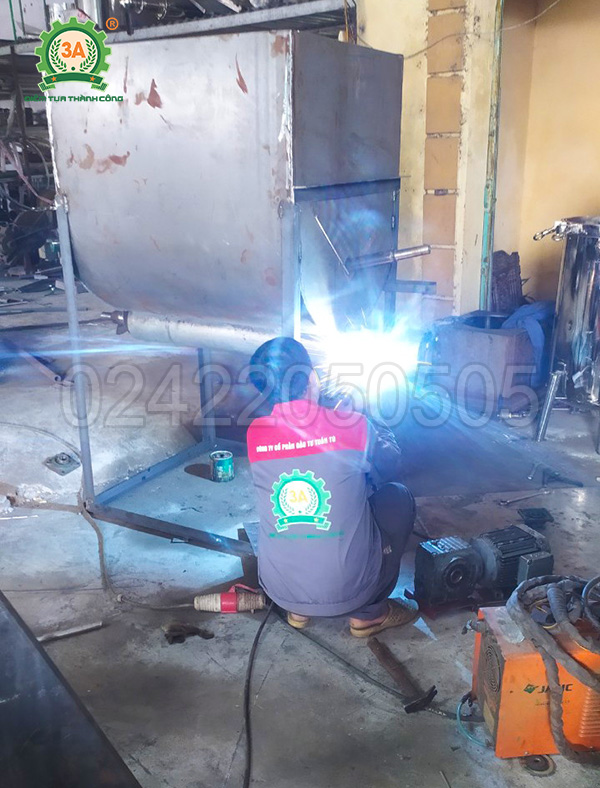 dây chuyền nghiền đất đóng bầu 3A