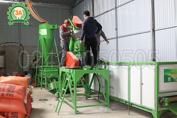 Hình ảnh Dây chuyền thiết bị sản xuất cám viên 3A.