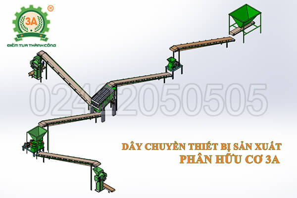 dây chuyền sản xuất phân hữu cơ 3A (03)