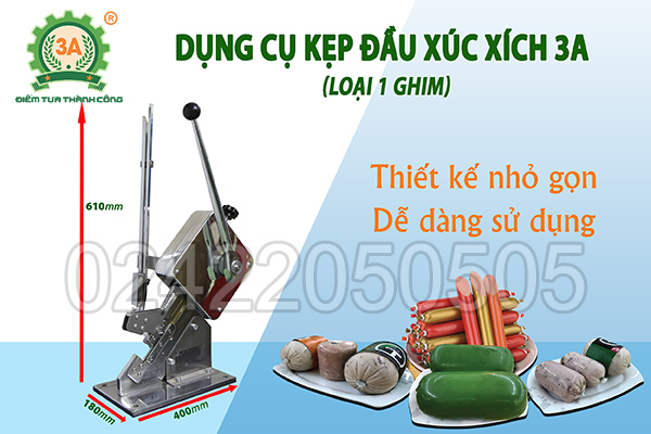 Dụng cụ kẹp đầu xúc xích 3A dập 1 ghim (11)