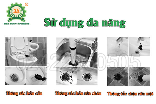 Dụng cụ thông cống áp suất cao 3A (09)