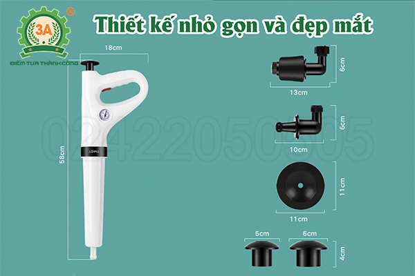 Dụng cụ thông cống áp suất cao 3A (10)