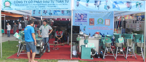 Gian hàng hội trợ công ty Tuấn Tú tại tp. Thái Bình