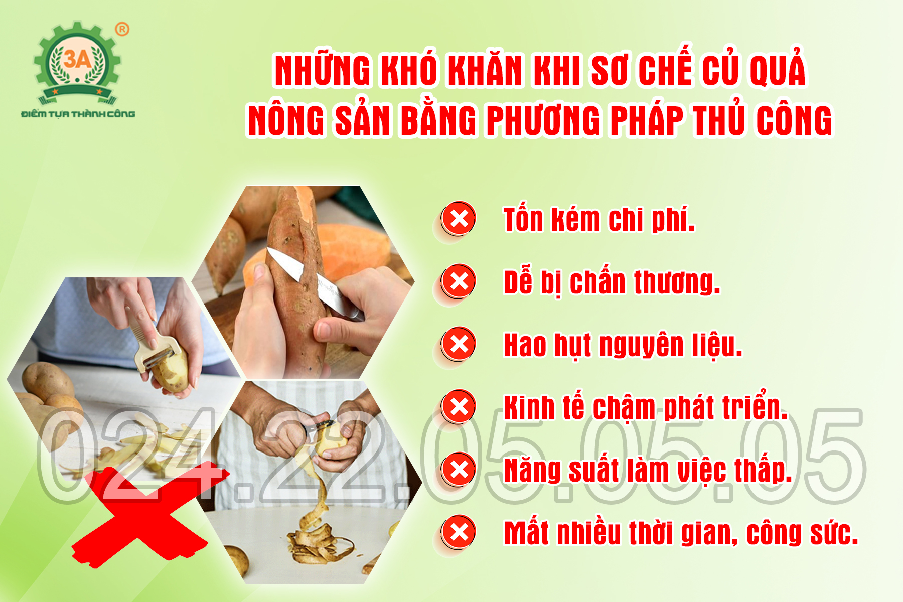 Khó khăn khi sản xuất truyền thống