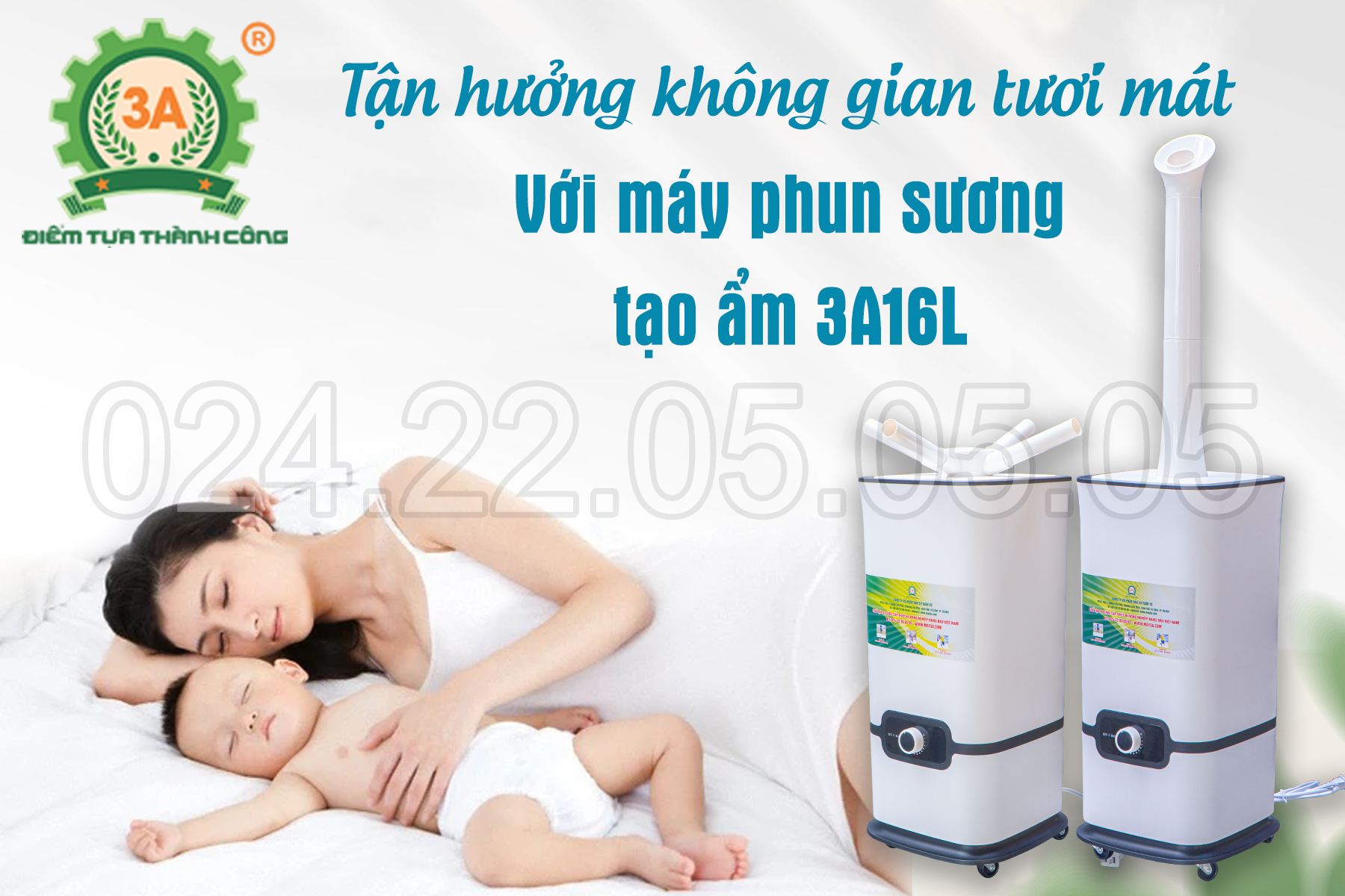 Máy phun sương tạo ẩm 3a
