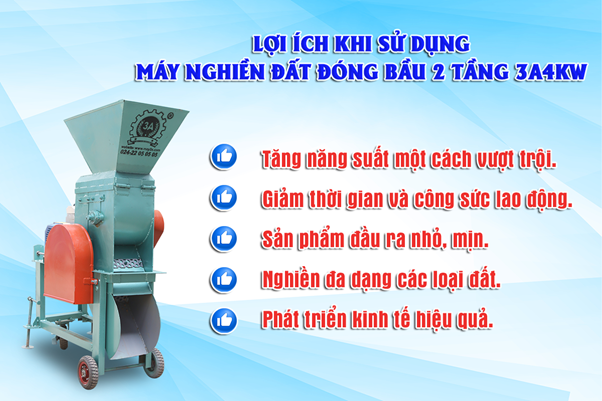 Lợi ích của máy nghiền đất 3a
