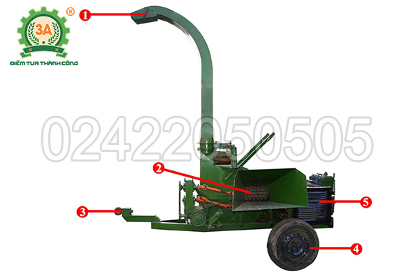 Máy băm cây ngô, cỏ voi di động 3A60Hp (11)