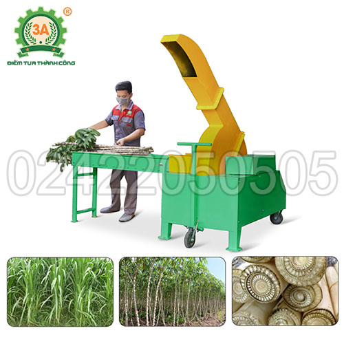 Máy băm cây sắn, cỏ voi 3A11kW (02)