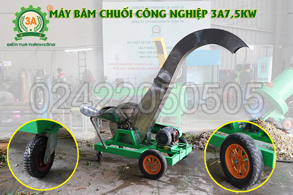 Máy băm chuối công nghiệp 3A7,5kW (06)