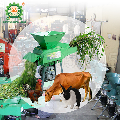 Máy băm cỏ, băm rau củ 3A3Kw