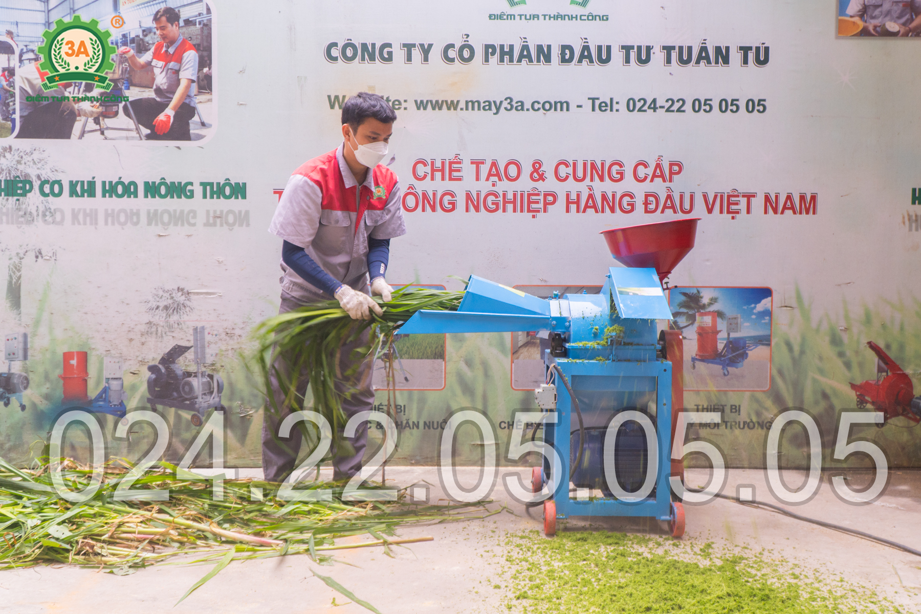 Cửa nạp liệu và thoát liệu của 2 tính năng được thiết kế riêng biệt