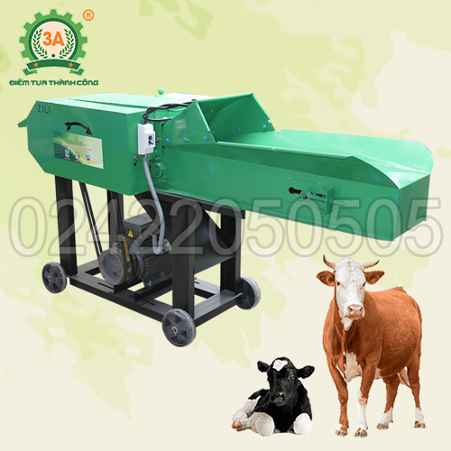 Máy băm đập dập cỏ 3A4kW (có băng tải)