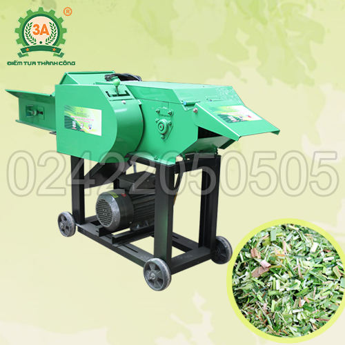 Máy băm đập dập cỏ 3A4kW (có băng tải)
