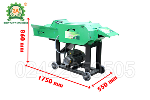 Máy băm đập dập cỏ 3A3Kw có băng tải (10)