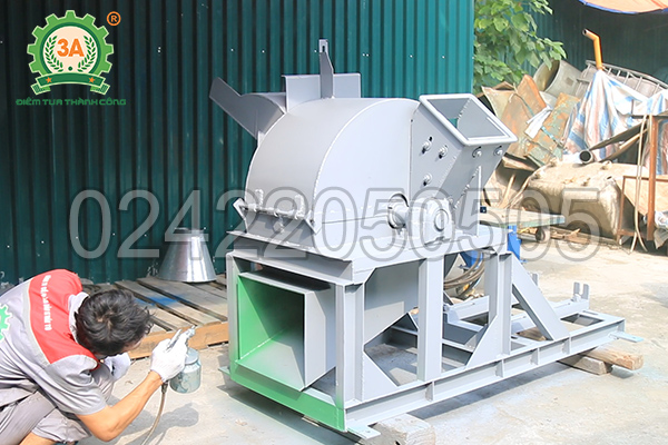 Máy băm gỗ 3A55Kw được chế tạo bởi Công ty CPĐT Tuấn Tú