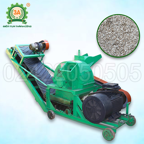 Máy băm gỗ băng tải 3A45Kw