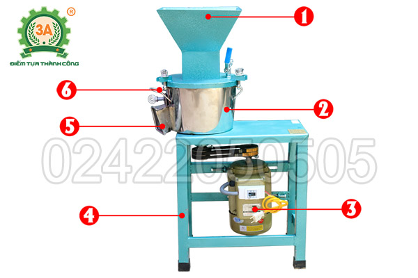 Máy băm nghiền đa năng 3A1,5Kw động cơ rời (23)