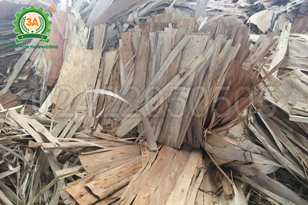 Nguyên liệu ván bóc, đầu vào của Máy băm ván bóc 3A11Kw