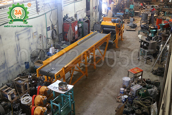 Máy băm rác ván bóc, vỏ cây 3A55Kw (11)