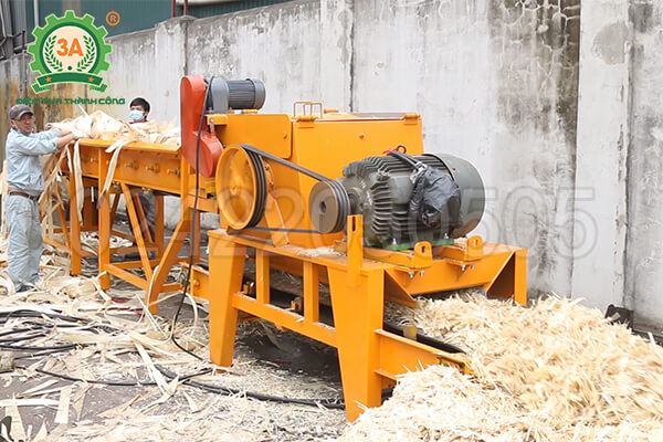 Máy băm rác ván bóc, vỏ cây 3A55Kw (15)