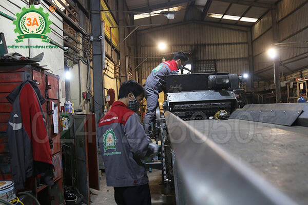 Máy băm rác ván bóc, vỏ cây 3A55Kw (24)