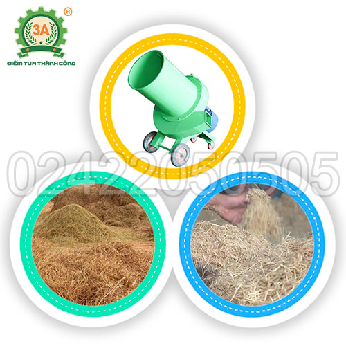 Máy băm rơm 3A22kW