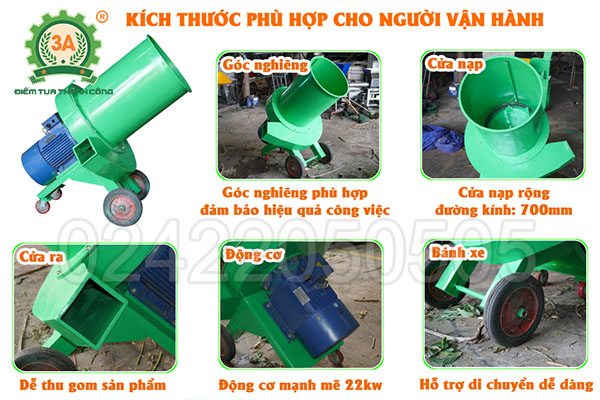 Máy băm rơm 3A22kW (10)